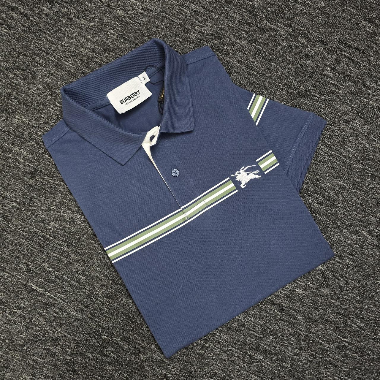 Burberry Jeans Blue Color Polo