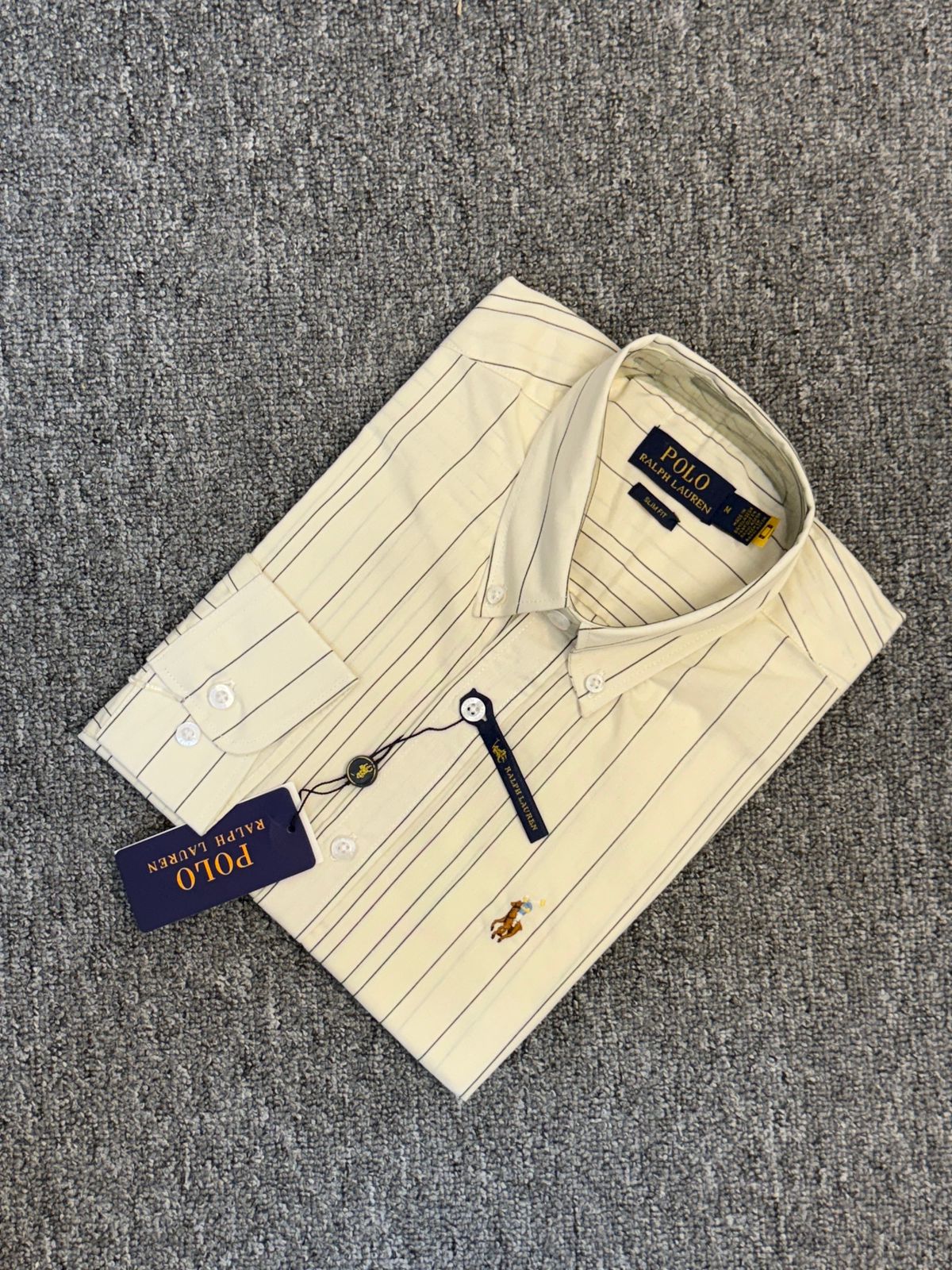 RL Off-White Stripe Shirt