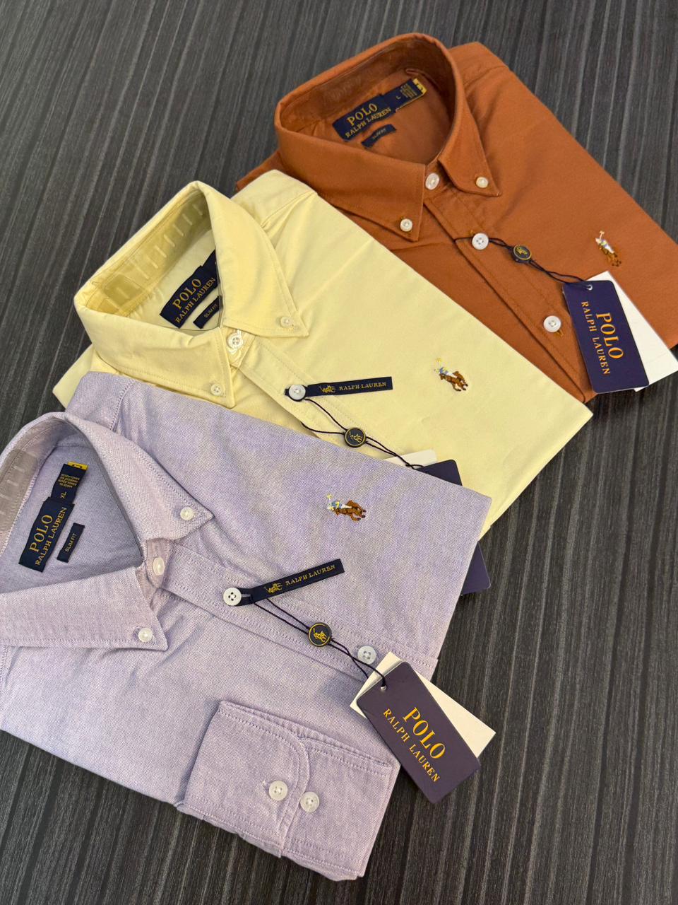 RL Brick Color Solid Shirt alternate view