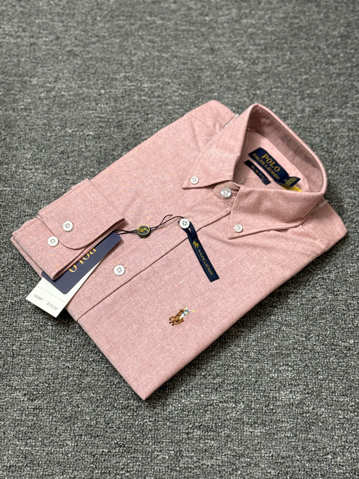 Ralph Lauren Peach Solid shirt New edition