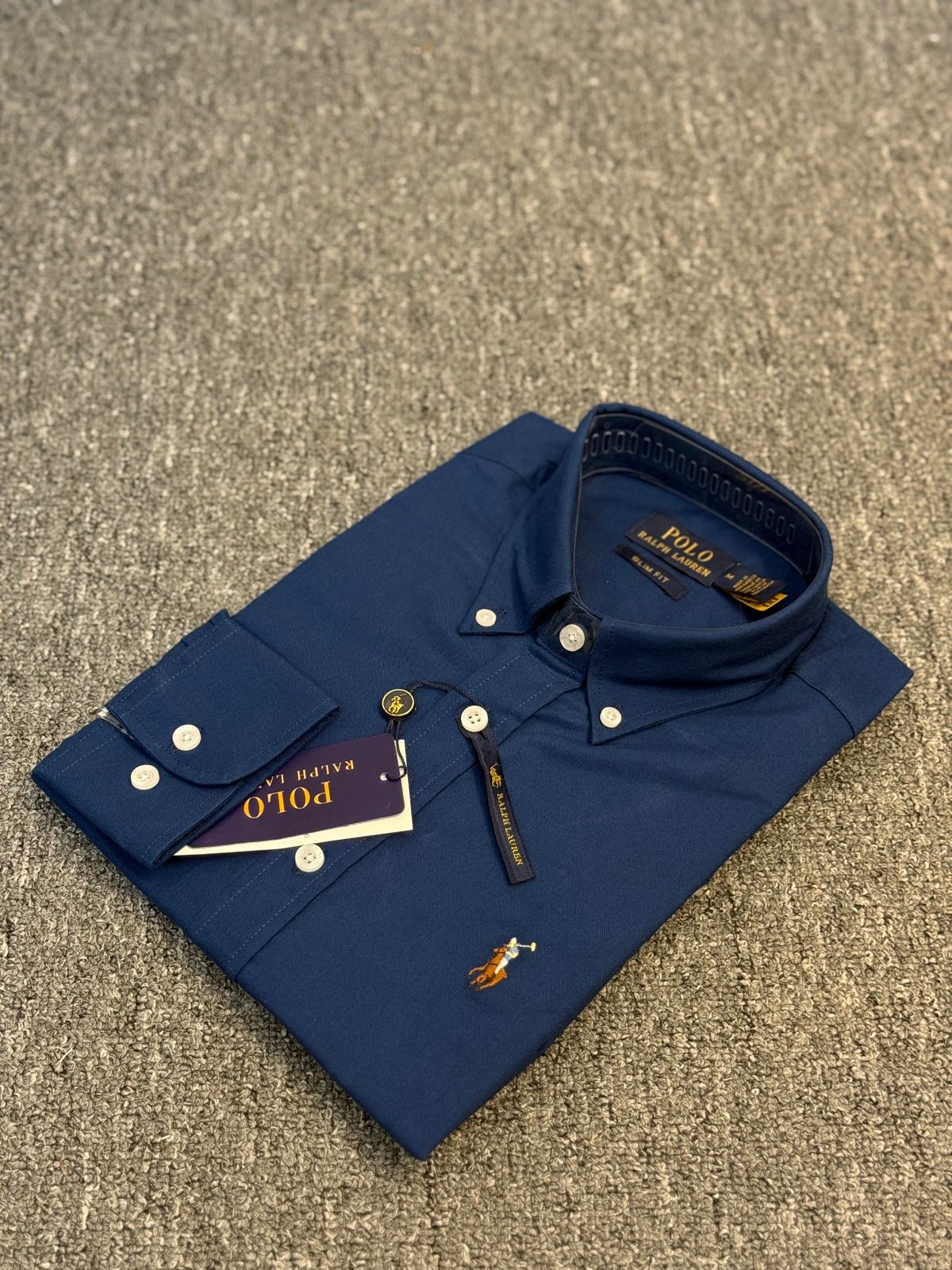 RL Denim Color Solid Shirt alternate view