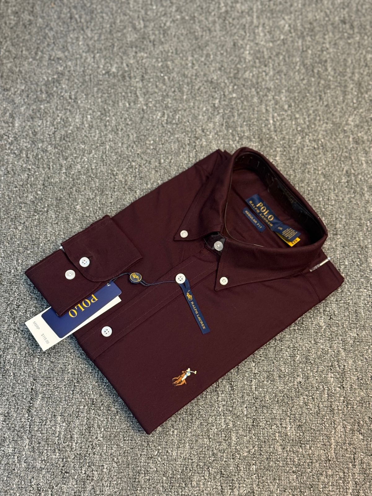 Ralph Lauren Chocolate Solid Shirt alternate view