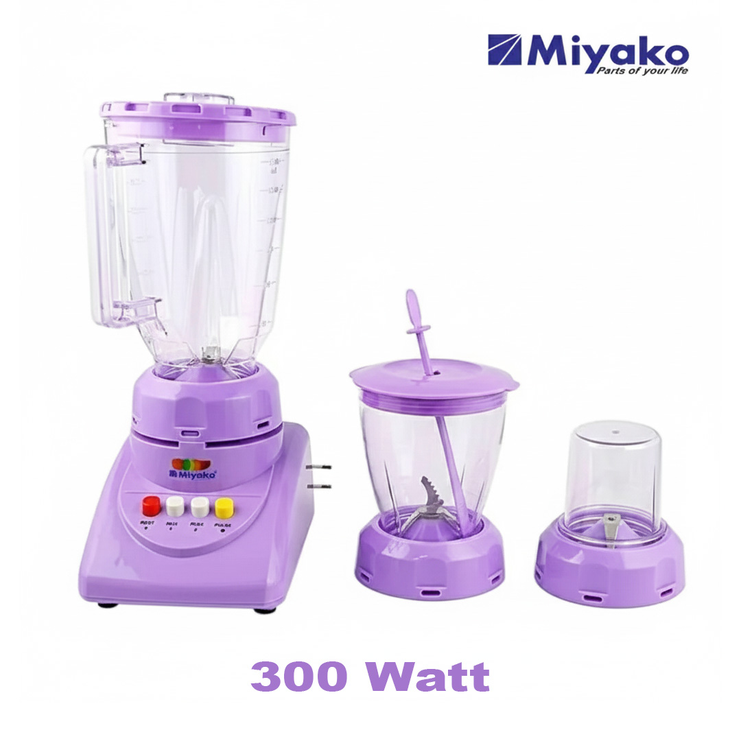 Miyako YT-2004CH 3 in 1 Multifunction Blender- 300 Watt (Miyako YT-2004CH 3 ইন 1 মাল্টিফাংশন ব্লেন্ডার - 300 ওয়াট)