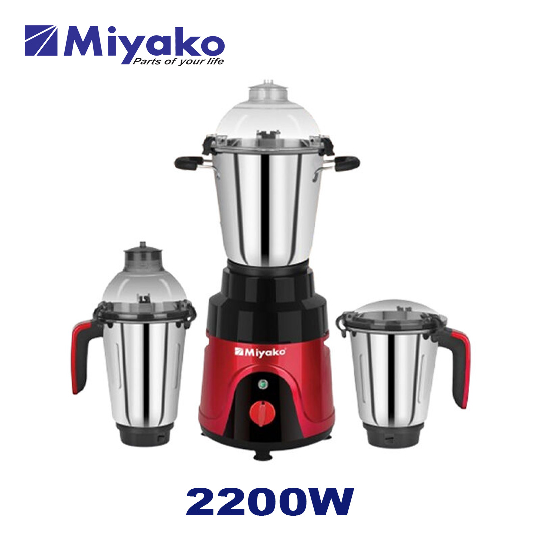 Miyako Mixer Grinder & Blender 2200 Watts SCALET (মিয়াকো মিক্সার গ্রাইন্ডার এবং ব্লেন্ডার 2200 ওয়াট স্ক্যালেট)