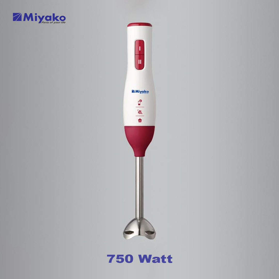 Miyako HB 7705 Egg Beater/Hand Mixer-750 Watts With 2 spead Control Hand Blender(Miyako HB 7705 এগ বিটার/হ্যান্ড মিক্সার- 750 ওয়াট, 2 স্পিড কন্ট্রোল হ্যান্ড ব্লেন্ডার সহ)