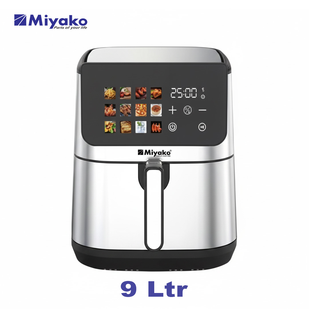 Miyako AF-900 CG Rapid Air Fryer – 9L (2400W)(Miyako AF-900 CG র‍্যাপিড এয়ার ফ্রায়ার – ৯ লিটার (২৪০০ ওয়াট))