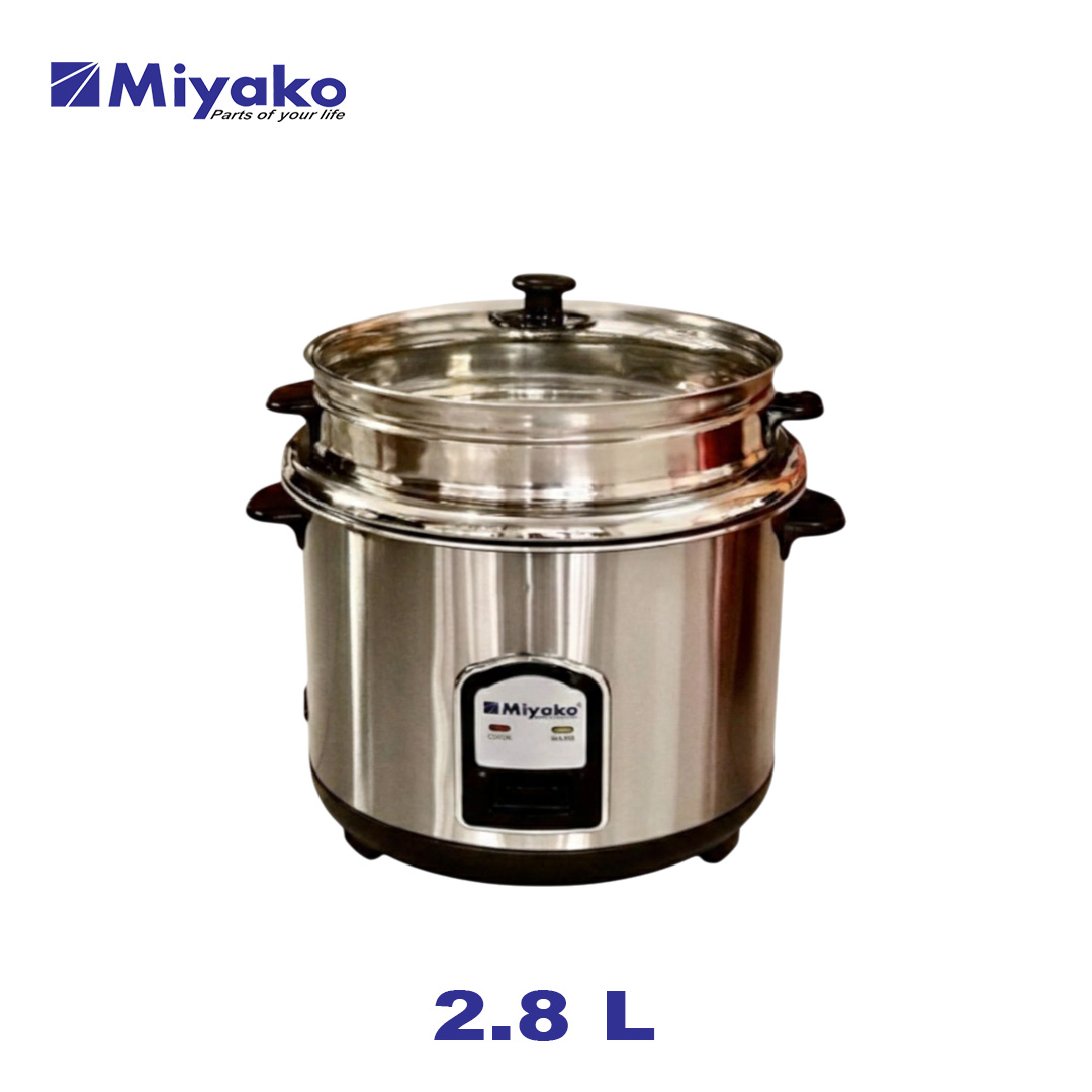 Miyako 2.8 LTR Double Pot Rice Cooker ASL-1280(Miyako 2.8 LTR ডাবল পট রাইস কুকার ASL-1280)