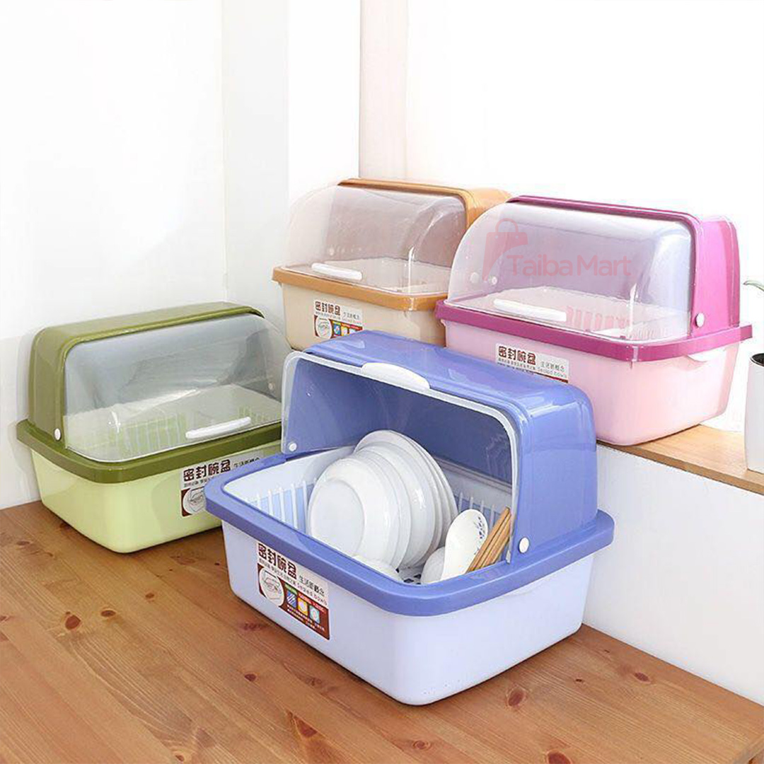 Kitchen Dish Rack Plastic Storage Shelf Storage Box 6210(রান্নাঘরের ডিশ র্যাক প্লাস্টিক স্টোরেজ শেল্ফ স্টোরেজ বক্স) 6210
