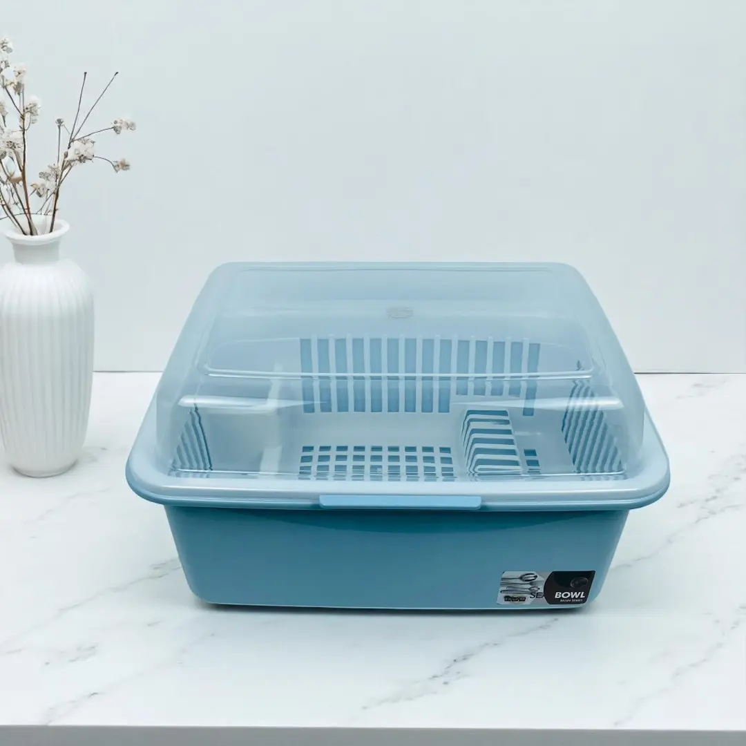 Sealed Bowl/Dish Rack Plastic Storage Shelf Tableware Storage Box 258(সিল করা বাটি/ডিশ র‍্যাক প্লাস্টিক স্টোরেজ শেল্ফ টেবিলওয়্যার স্টোরেজ বক্স 258)
