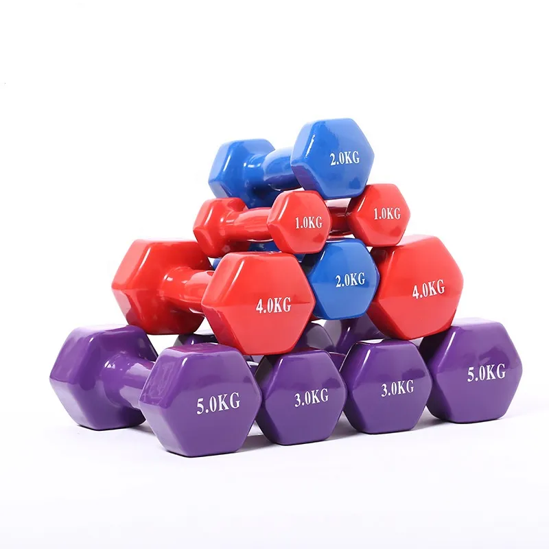 Vinyl dumbbell 1kg pair