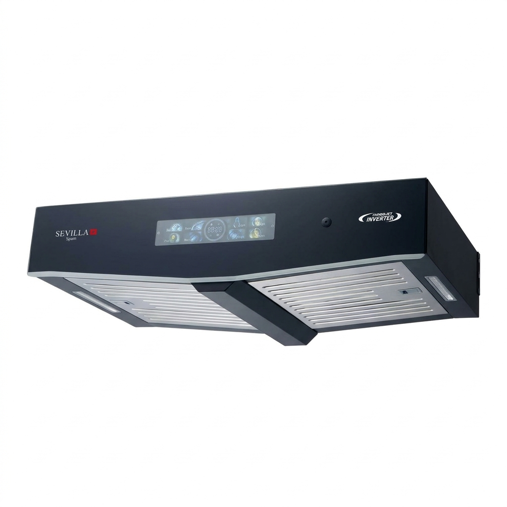 Kitchen HOOD Chimney 30 (Auto Clean, Touch Control, Black Finish)