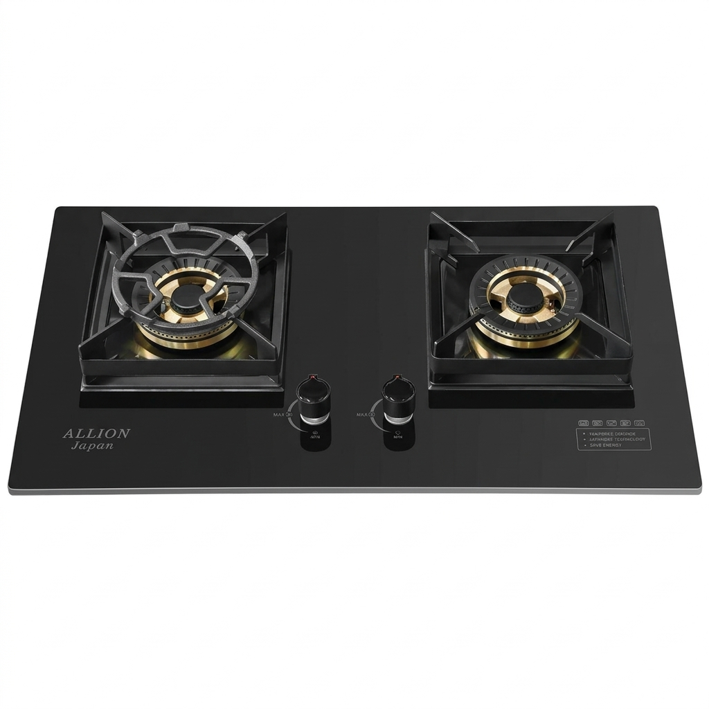 Allion Burner Marble Tempered panel Cooktop