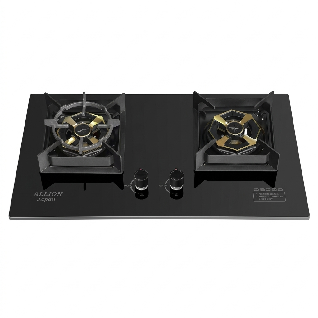 Allion Burner Marble Tempered panel Cooktop