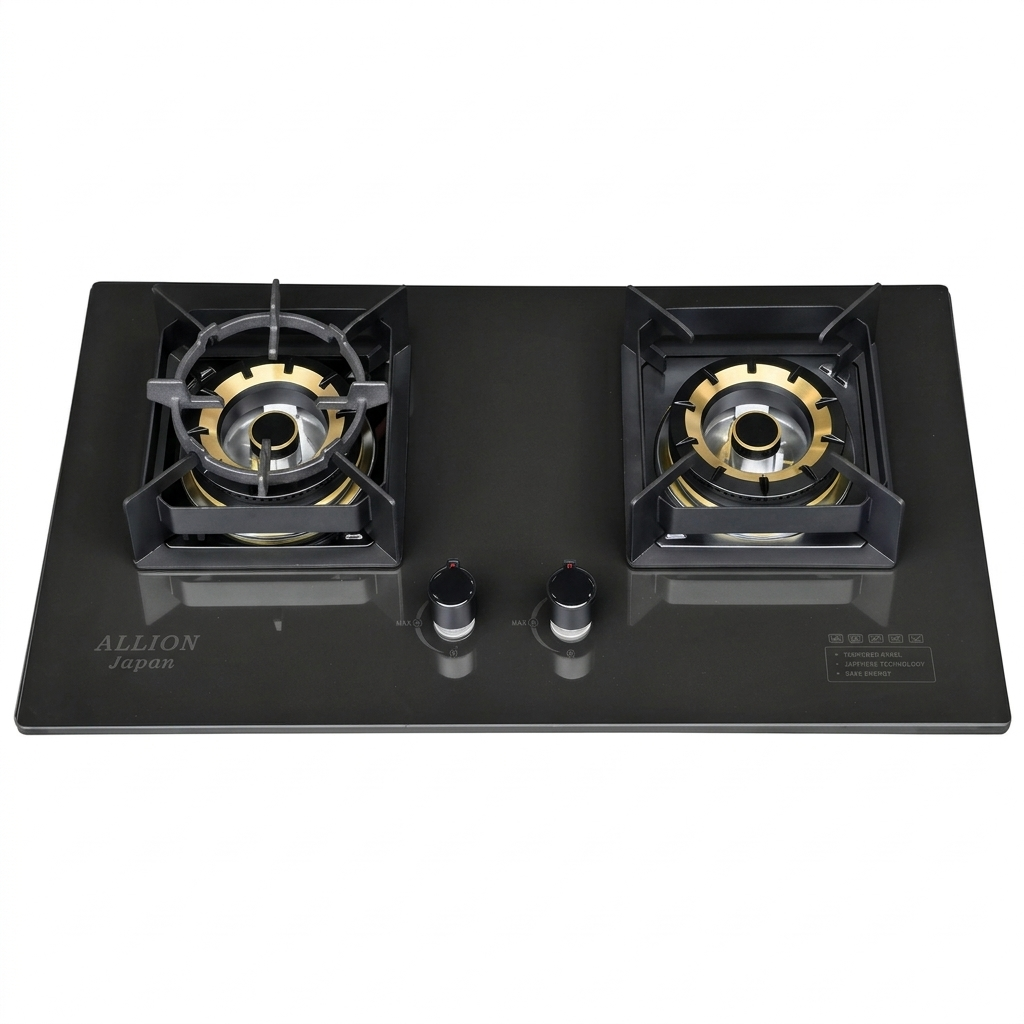 Allion Burner Marble Tempered panel Cooktop