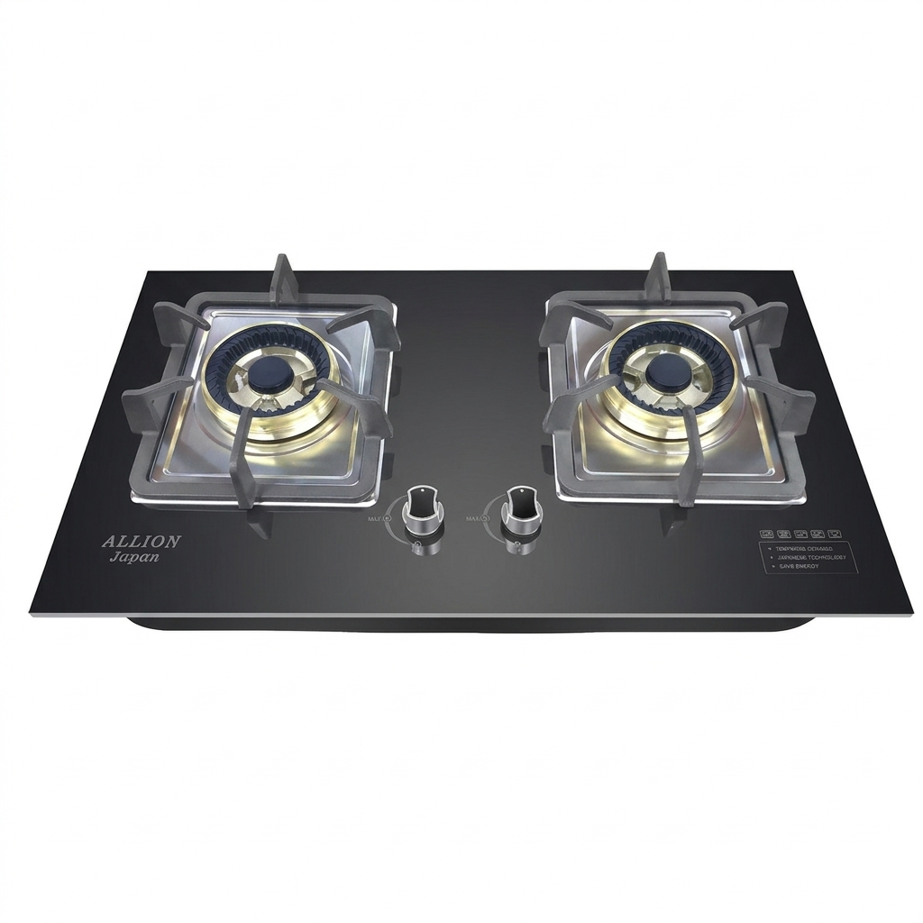 Allion Burner Marble Tempered panel Cooktop