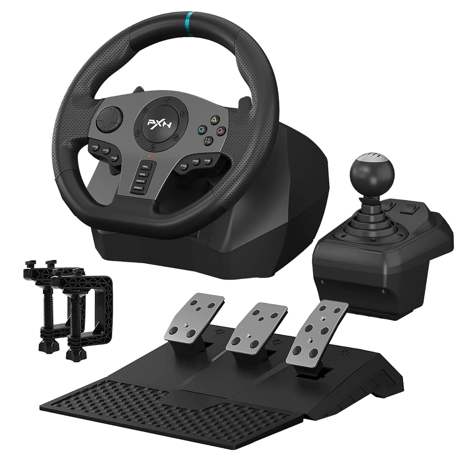PXN V9 Racing Wheel With Shifter and Pedal