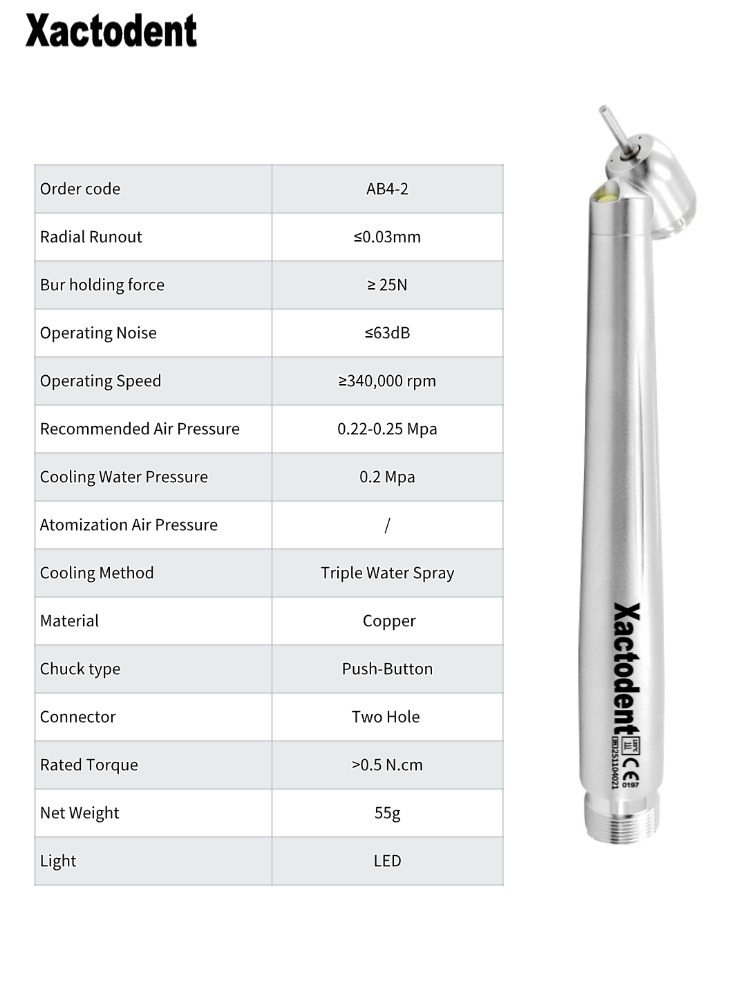 45°LED Push Type Surgical Handpiece